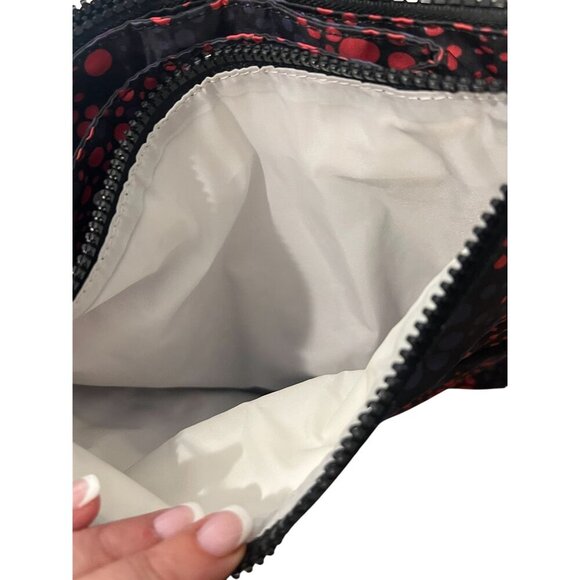 Kipling Grilla Grirlz Black/Red Polka Dot Crossbody Bag Adjustable Strap NWOT - Picture 6 of 7